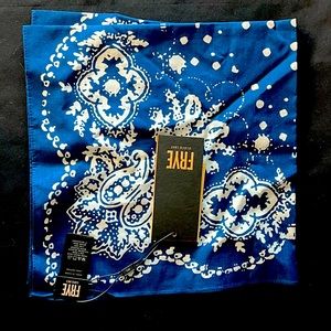 Frye Blue Scarf NWT